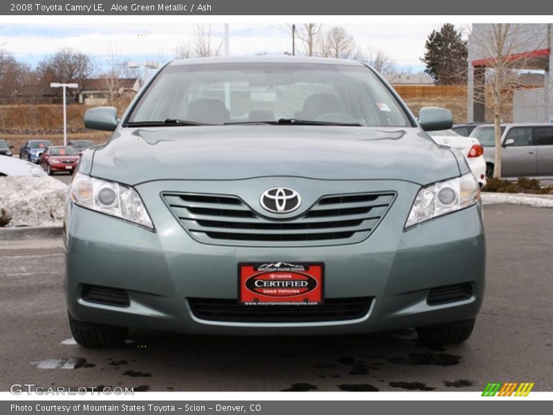 Aloe Green Metallic / Ash 2008 Toyota Camry LE