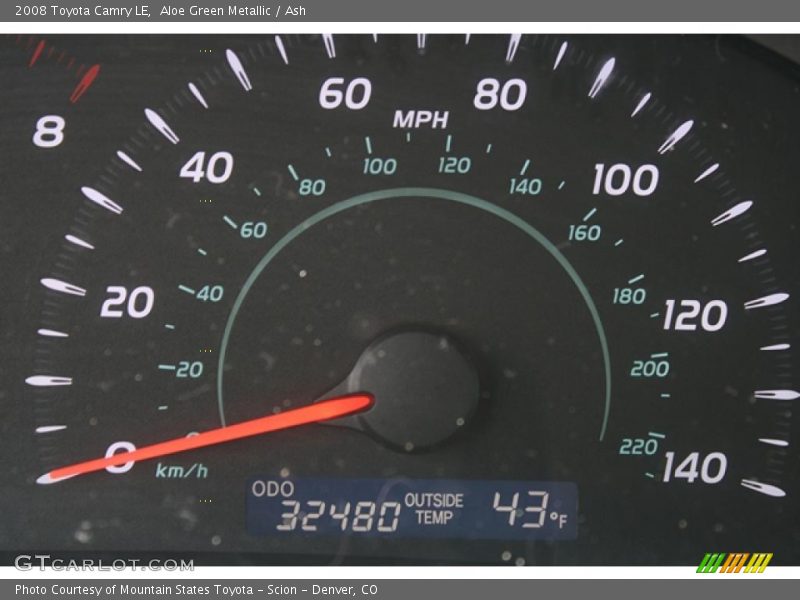 Aloe Green Metallic / Ash 2008 Toyota Camry LE