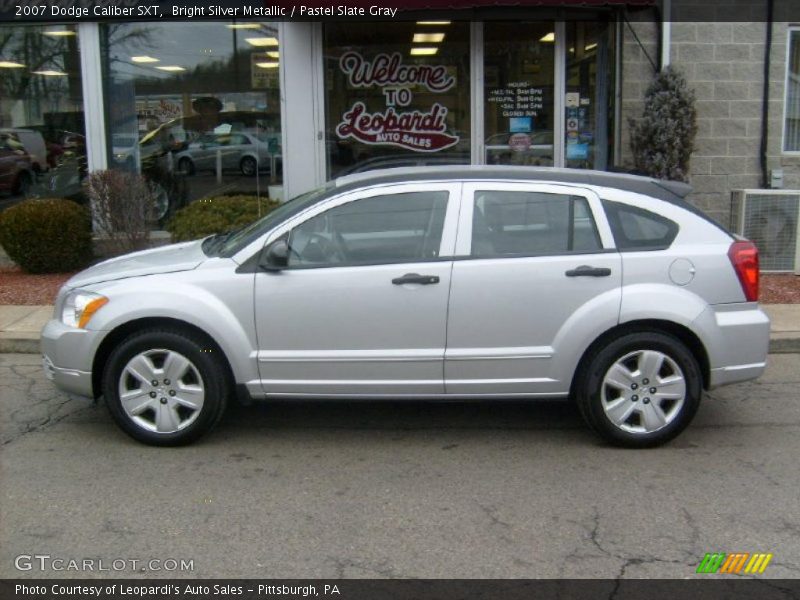Bright Silver Metallic / Pastel Slate Gray 2007 Dodge Caliber SXT