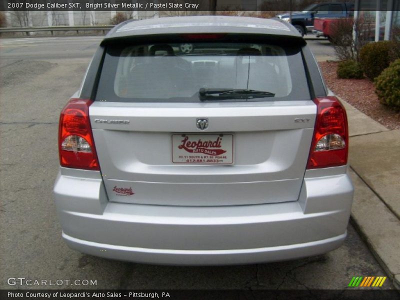 Bright Silver Metallic / Pastel Slate Gray 2007 Dodge Caliber SXT