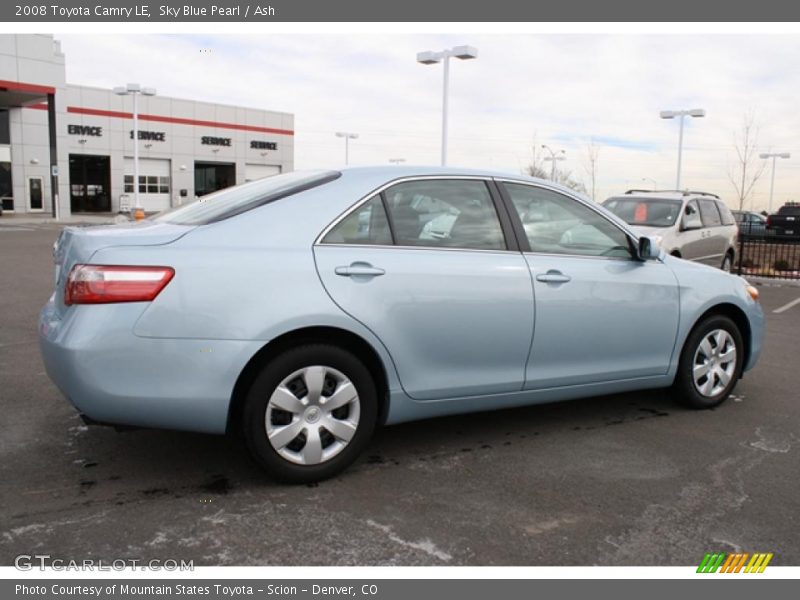 Sky Blue Pearl / Ash 2008 Toyota Camry LE