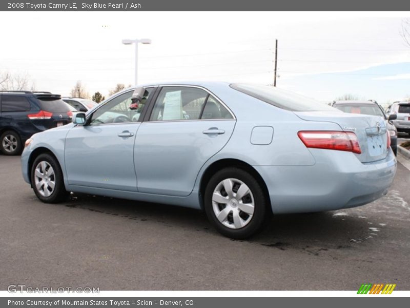 Sky Blue Pearl / Ash 2008 Toyota Camry LE