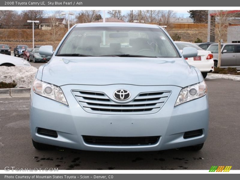 Sky Blue Pearl / Ash 2008 Toyota Camry LE