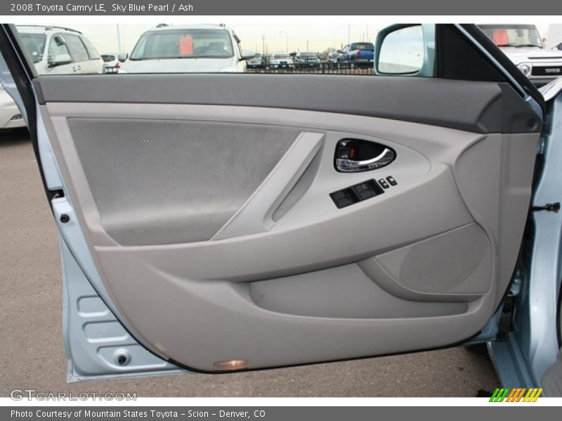 Sky Blue Pearl / Ash 2008 Toyota Camry LE