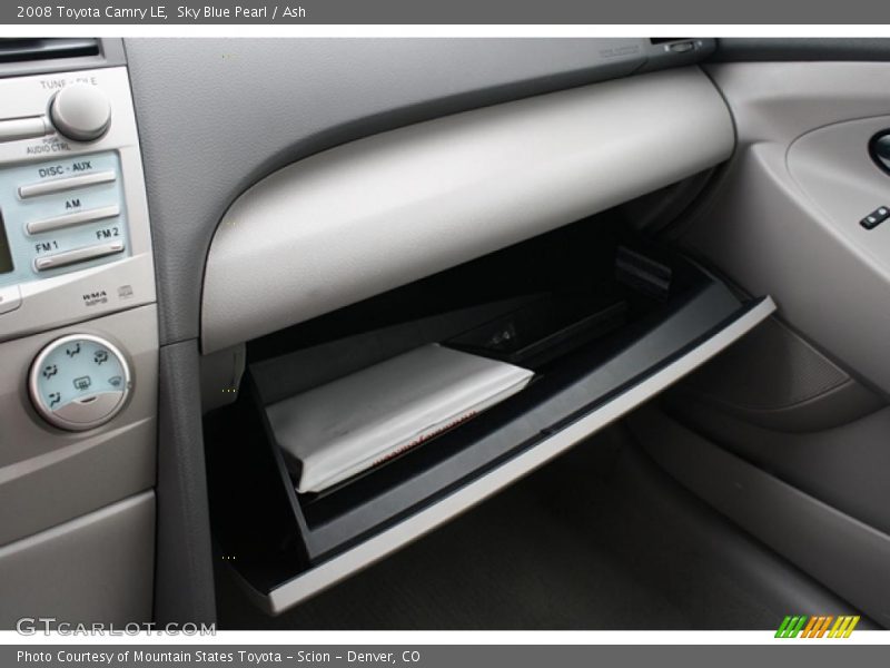 Sky Blue Pearl / Ash 2008 Toyota Camry LE