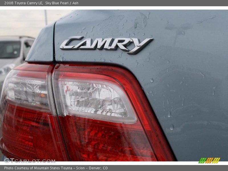 Sky Blue Pearl / Ash 2008 Toyota Camry LE