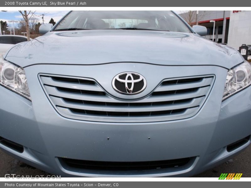 Sky Blue Pearl / Ash 2008 Toyota Camry LE