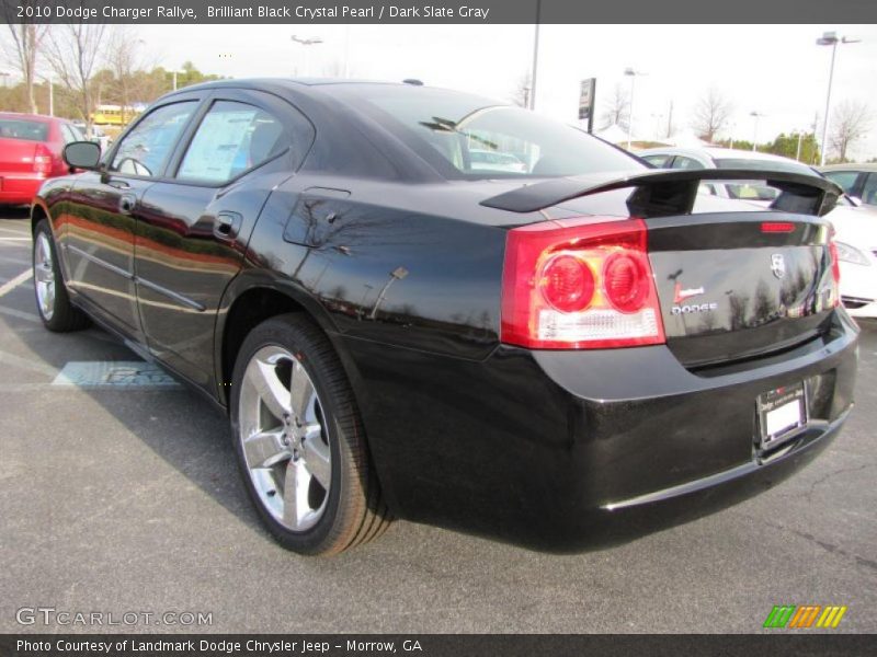 Brilliant Black Crystal Pearl / Dark Slate Gray 2010 Dodge Charger Rallye