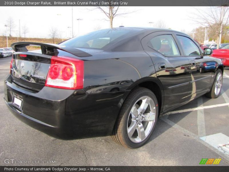 Brilliant Black Crystal Pearl / Dark Slate Gray 2010 Dodge Charger Rallye
