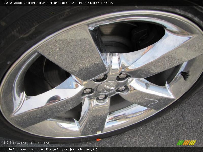 Brilliant Black Crystal Pearl / Dark Slate Gray 2010 Dodge Charger Rallye