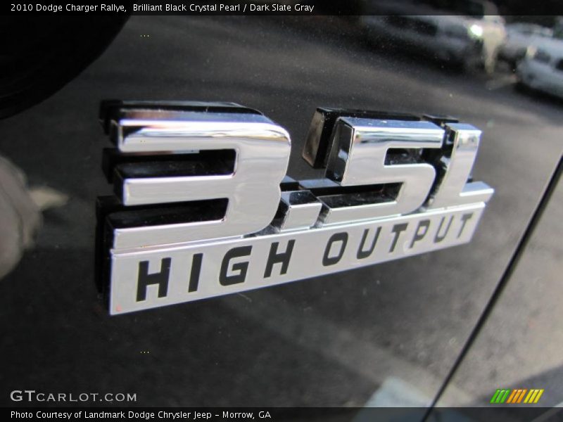 Brilliant Black Crystal Pearl / Dark Slate Gray 2010 Dodge Charger Rallye