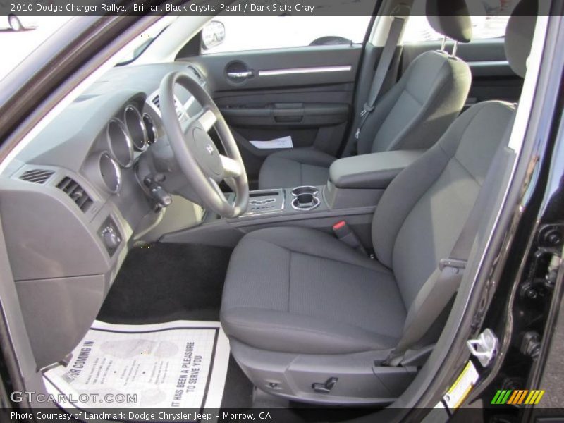 Brilliant Black Crystal Pearl / Dark Slate Gray 2010 Dodge Charger Rallye