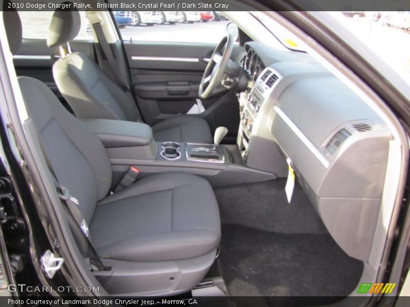 Brilliant Black Crystal Pearl / Dark Slate Gray 2010 Dodge Charger Rallye