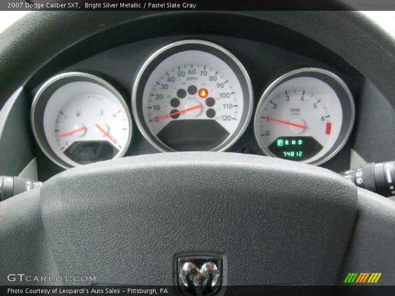 Bright Silver Metallic / Pastel Slate Gray 2007 Dodge Caliber SXT