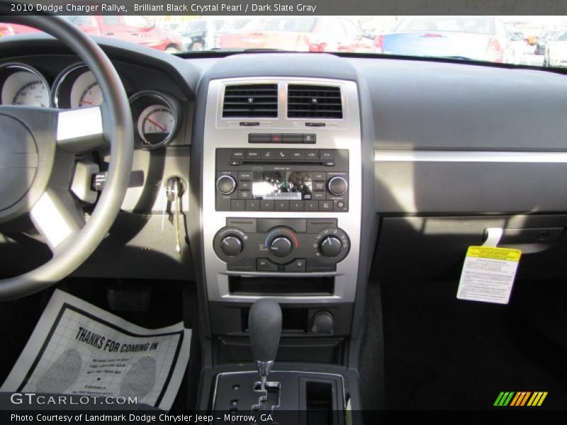 Brilliant Black Crystal Pearl / Dark Slate Gray 2010 Dodge Charger Rallye