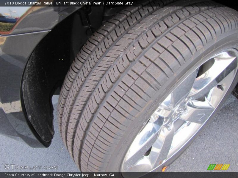 Brilliant Black Crystal Pearl / Dark Slate Gray 2010 Dodge Charger Rallye