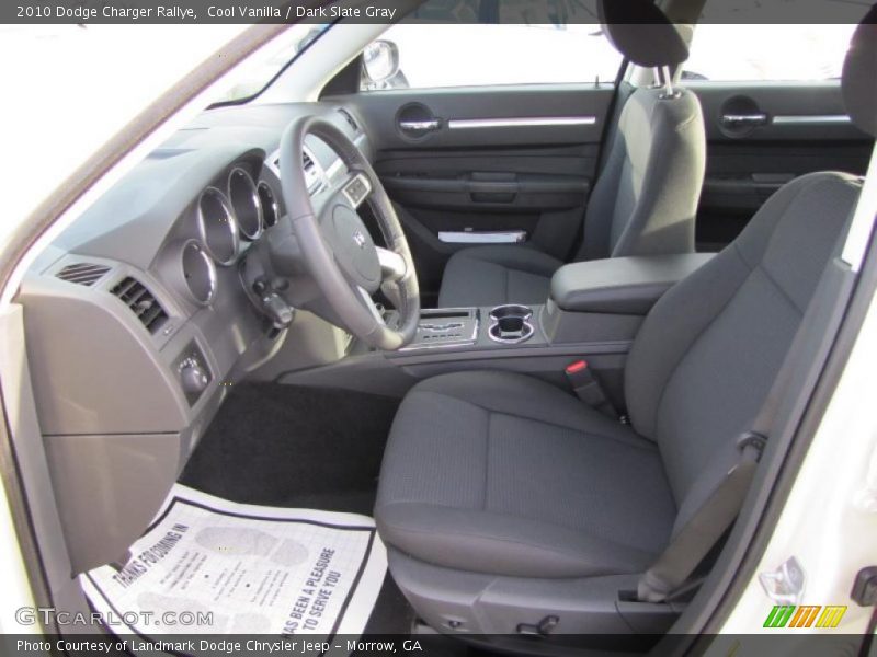 Cool Vanilla / Dark Slate Gray 2010 Dodge Charger Rallye