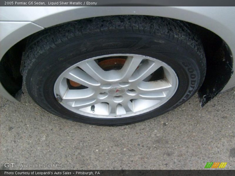 Liquid Silver Metallic / Ebony 2005 Pontiac G6 Sedan