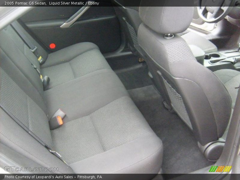 Liquid Silver Metallic / Ebony 2005 Pontiac G6 Sedan
