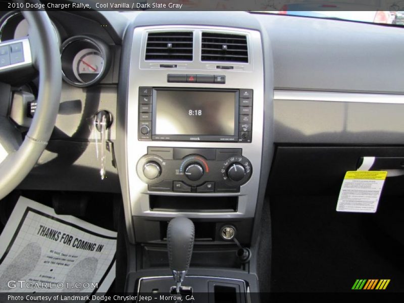 Cool Vanilla / Dark Slate Gray 2010 Dodge Charger Rallye