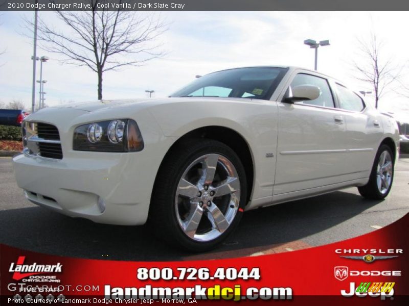Cool Vanilla / Dark Slate Gray 2010 Dodge Charger Rallye