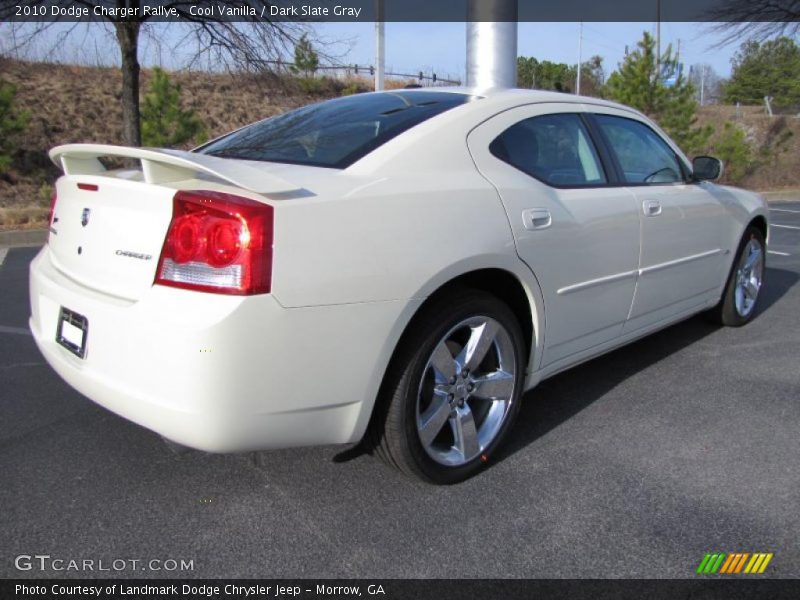 Cool Vanilla / Dark Slate Gray 2010 Dodge Charger Rallye