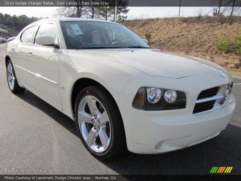 Cool Vanilla / Dark Slate Gray 2010 Dodge Charger Rallye