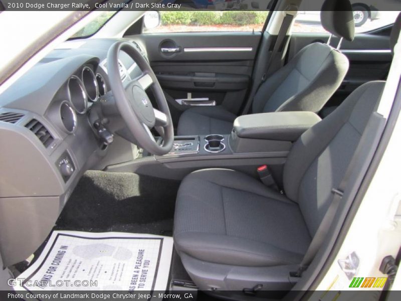 Cool Vanilla / Dark Slate Gray 2010 Dodge Charger Rallye