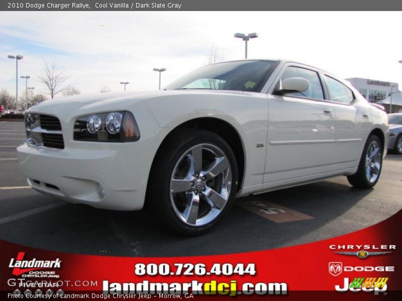 Cool Vanilla / Dark Slate Gray 2010 Dodge Charger Rallye