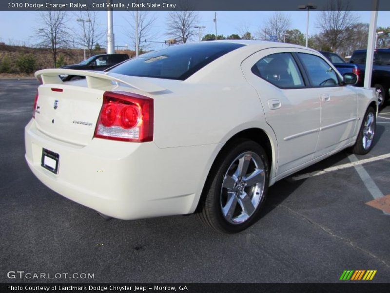 Cool Vanilla / Dark Slate Gray 2010 Dodge Charger Rallye