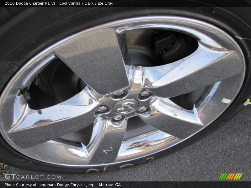 Cool Vanilla / Dark Slate Gray 2010 Dodge Charger Rallye