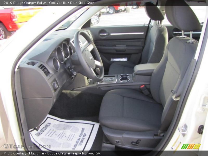 Cool Vanilla / Dark Slate Gray 2010 Dodge Charger Rallye