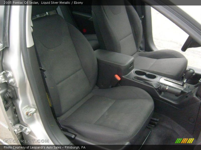 Liquid Silver Metallic / Ebony 2005 Pontiac G6 Sedan