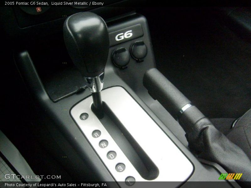 Liquid Silver Metallic / Ebony 2005 Pontiac G6 Sedan