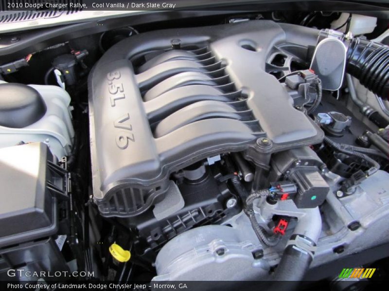 Cool Vanilla / Dark Slate Gray 2010 Dodge Charger Rallye