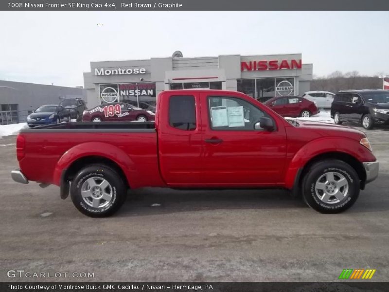 Red Brawn / Graphite 2008 Nissan Frontier SE King Cab 4x4
