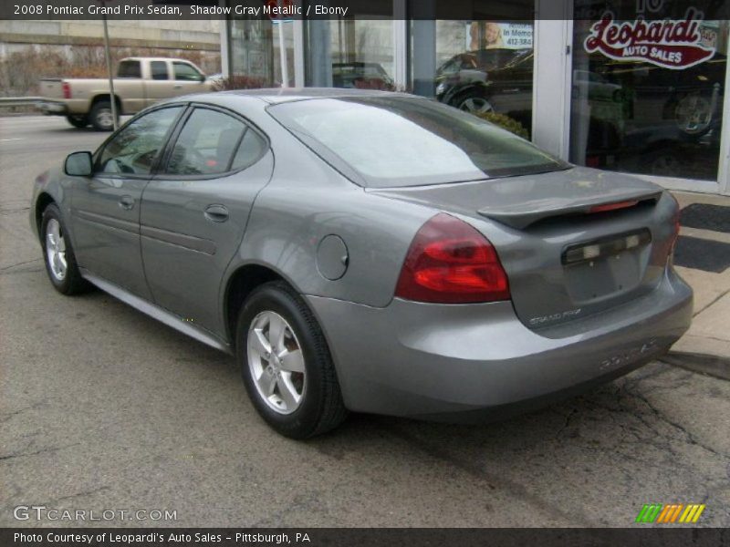Shadow Gray Metallic / Ebony 2008 Pontiac Grand Prix Sedan