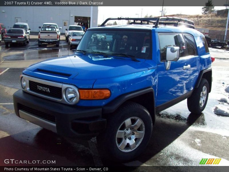 Voodoo Blue / Dark Charcoal 2007 Toyota FJ Cruiser 4WD