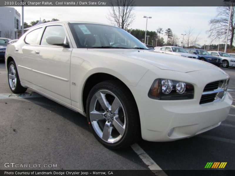 Cool Vanilla / Dark Slate Gray 2010 Dodge Charger Rallye