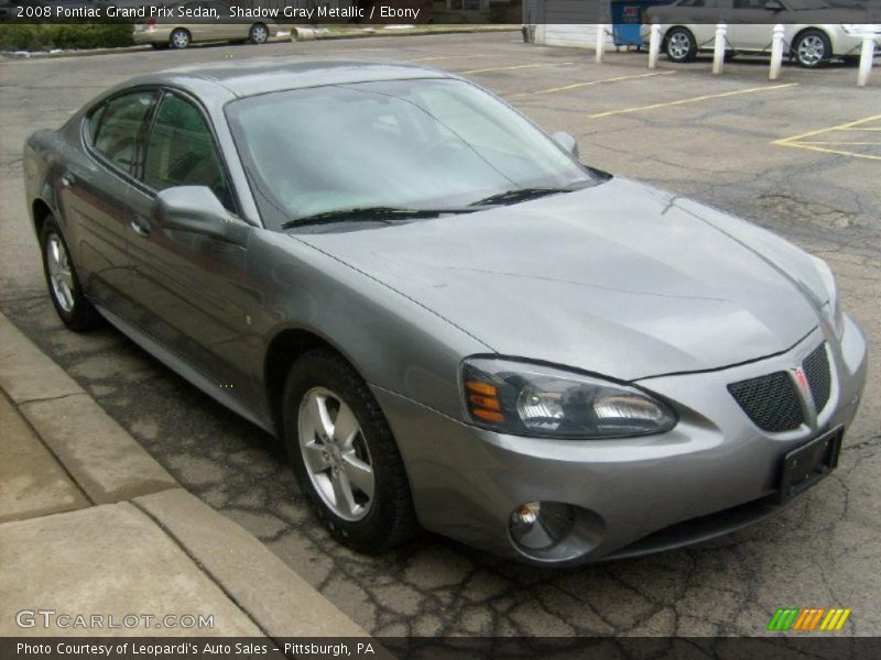 Shadow Gray Metallic / Ebony 2008 Pontiac Grand Prix Sedan
