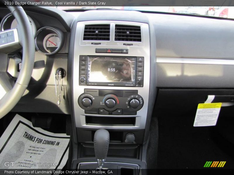Cool Vanilla / Dark Slate Gray 2010 Dodge Charger Rallye