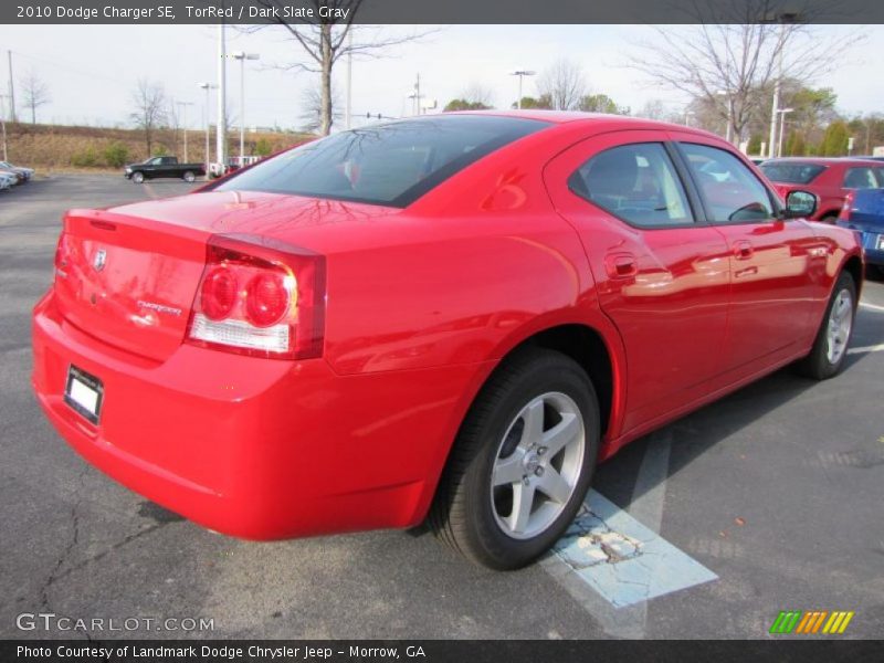 TorRed / Dark Slate Gray 2010 Dodge Charger SE