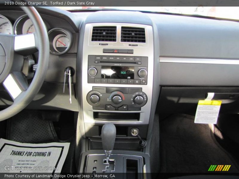TorRed / Dark Slate Gray 2010 Dodge Charger SE