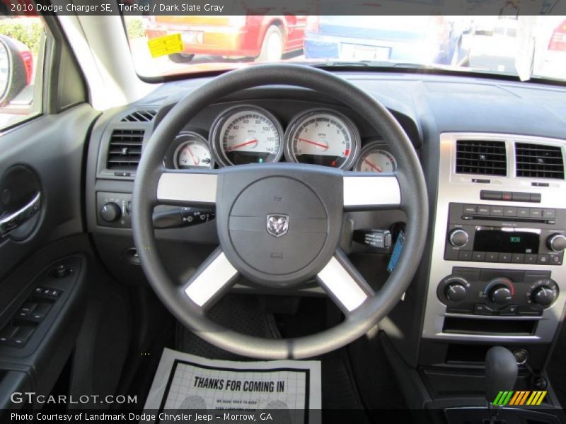 TorRed / Dark Slate Gray 2010 Dodge Charger SE