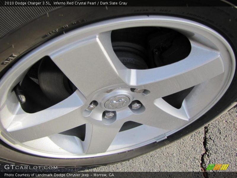 Inferno Red Crystal Pearl / Dark Slate Gray 2010 Dodge Charger 3.5L
