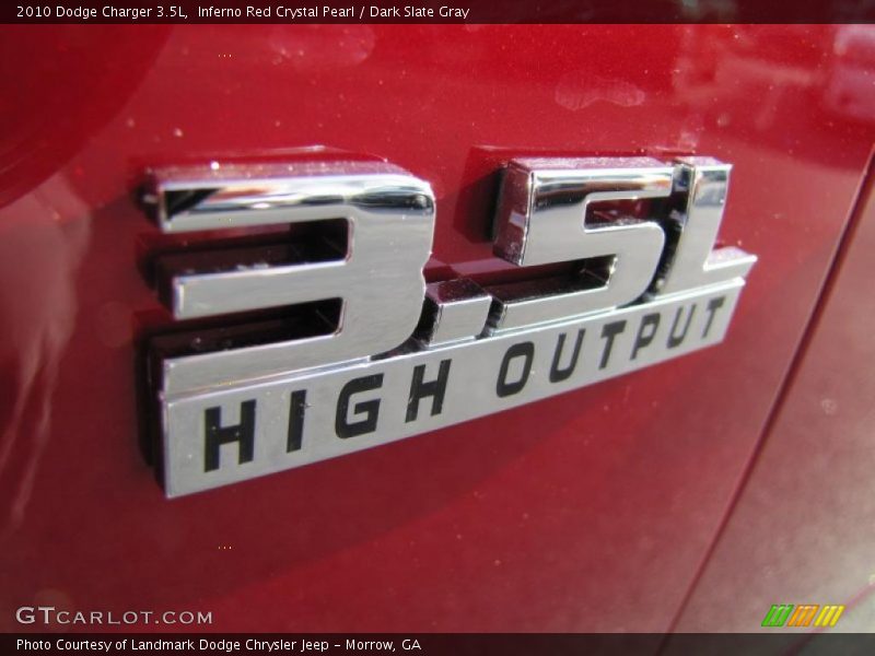 Inferno Red Crystal Pearl / Dark Slate Gray 2010 Dodge Charger 3.5L