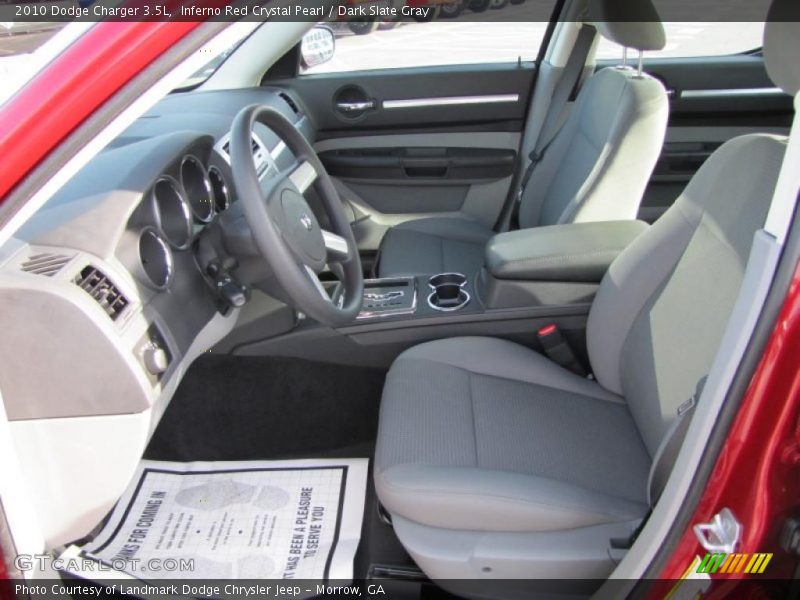 Inferno Red Crystal Pearl / Dark Slate Gray 2010 Dodge Charger 3.5L