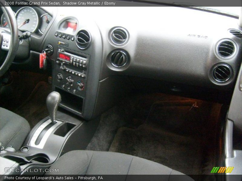 Shadow Gray Metallic / Ebony 2008 Pontiac Grand Prix Sedan