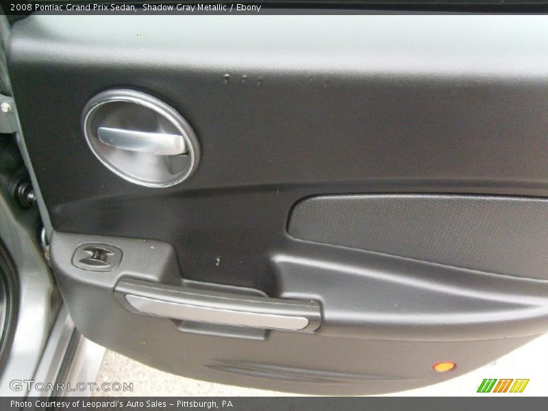 Shadow Gray Metallic / Ebony 2008 Pontiac Grand Prix Sedan