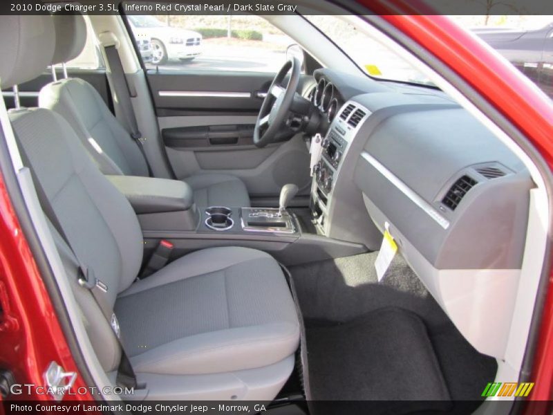 Inferno Red Crystal Pearl / Dark Slate Gray 2010 Dodge Charger 3.5L